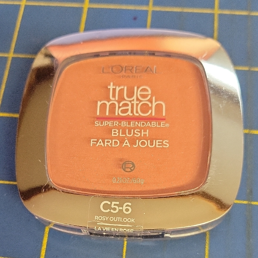 L'Oreal Pink Blush Soft Matte Finish 6g New Rosey Outlook NEW SEALED